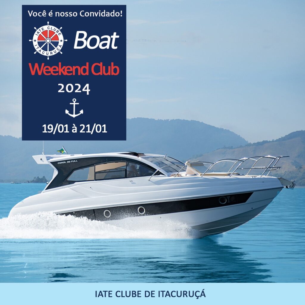 Boat Weekend Club 2024 começa nesta sexta (19) no Iate Clube de Itacuruçá
